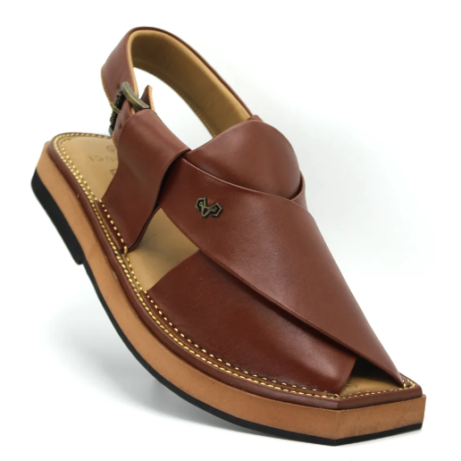 Luxury Red-Maroon Peshawari Kaptaan Chappal