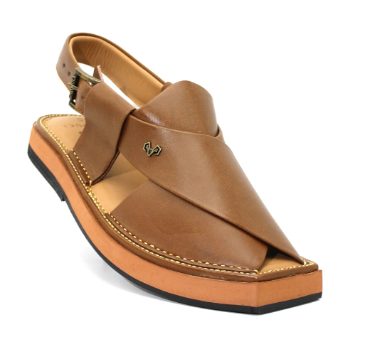 Luxury Brown Peshawari Kaptaan Chappal